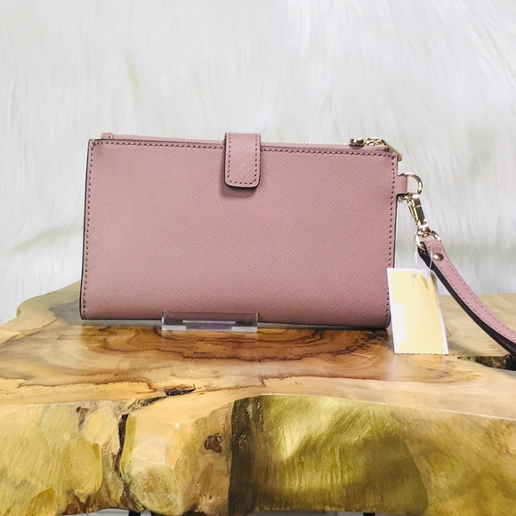 Michael Kors Jet Set Travel Double Zip Wristlet - Picture 4 of 8